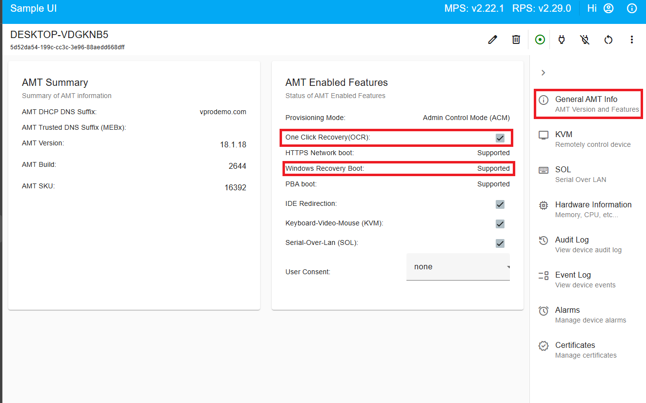 Figure 12: Enable OCR feature